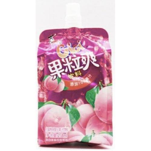 喜之郎果粒爽 水蜜桃汁 258ml