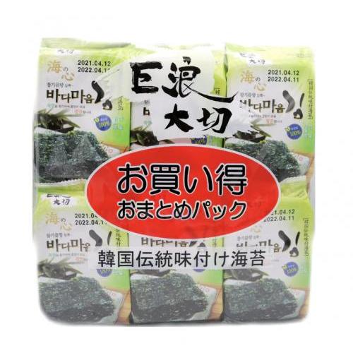 EDO巨浪大切胡麻油竹盐紫菜 12pcs 48g