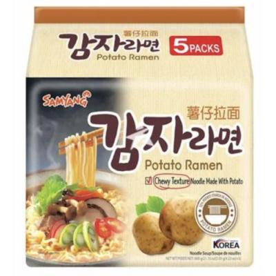 韩国进口三养薯仔拉面 120g （5袋)