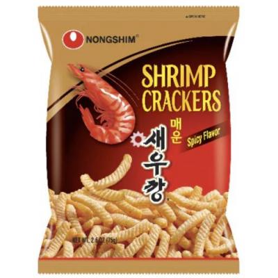 韩国进口农心辣味鲜虾条 75g
