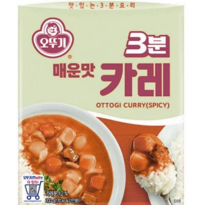 韩国进口不倒翁3分即食咖喱 (辣) 200g