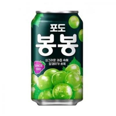 韩国进口海太葡萄果粒果汁 340ml
