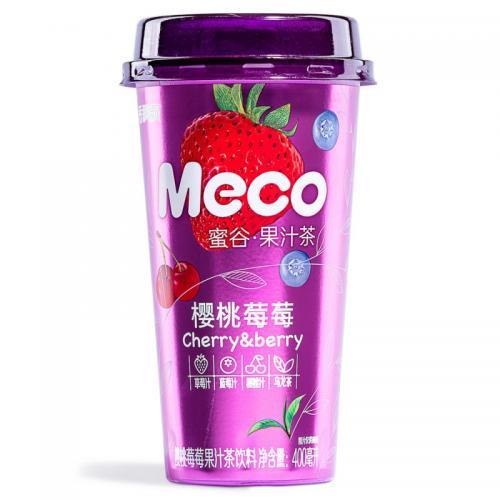 香飘飘密谷果汁茶 樱桃莓莓 400ml