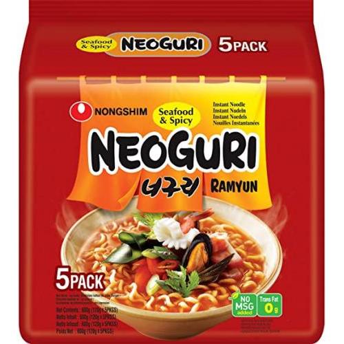 Nongshim Neoguri Ramyun Hot Multi pack 120g*5