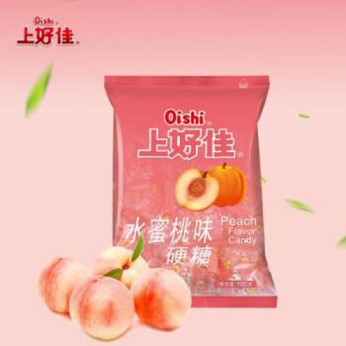 上好佳水蜜桃硬糖 100g