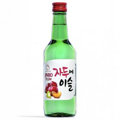 韩国进口真露烧酒李子味 13.0% 360ml