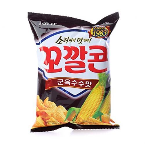 Lotte Popping Corn Chips Grilled Corn 67g