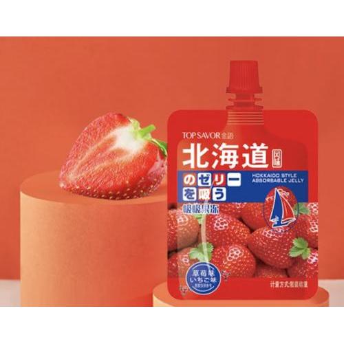 金语北海道风味吸吸果冻 (草莓) 180g
