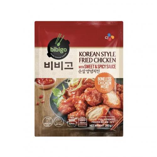 Korean Style Fried Chicken With Sweet & Spicy Sauce 350g