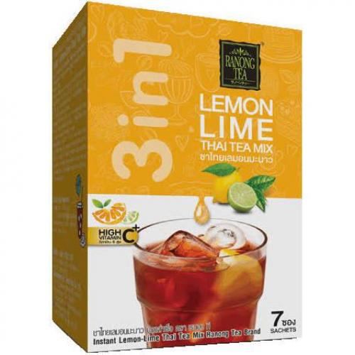 RANONG TEA Thai Tea Lemon Lime Mix 7s 7*23g