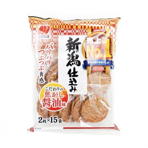 Sanko Seika Niigata Shikomi Shoyu Rice Crackers Soy Sauce