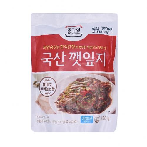 Chongga Sesame Leaf Kimchi 200g