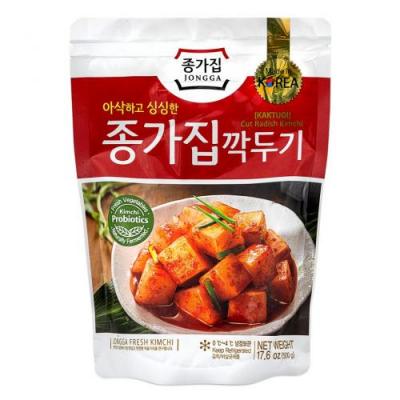 Chongga Kaktugi (Cut Radish Kimchi) 500g