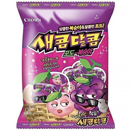 Sweet&Sour Candy(Sekom-Dalkom) Grape&Peach 200g