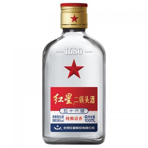 红星56度二锅头酒 100ml