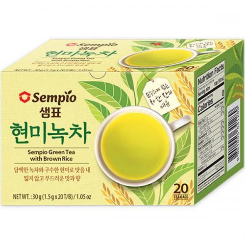 Sempio Green Tea With Brown Rice Tea (1.5gx20)