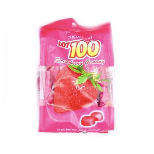 LOT 100 Gummy Strawberry Flavour 150g