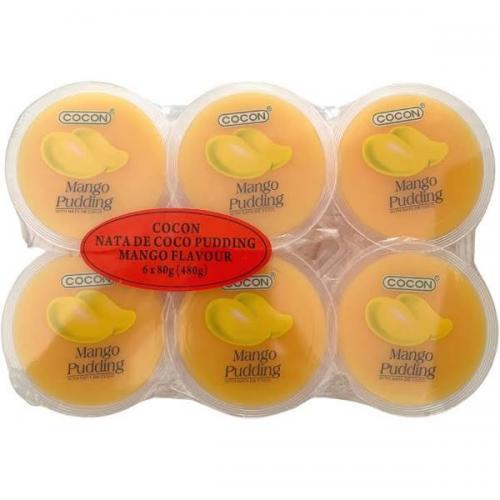 16x(6x80g) COCON Nata de Coco Pudding Mango 80g*6