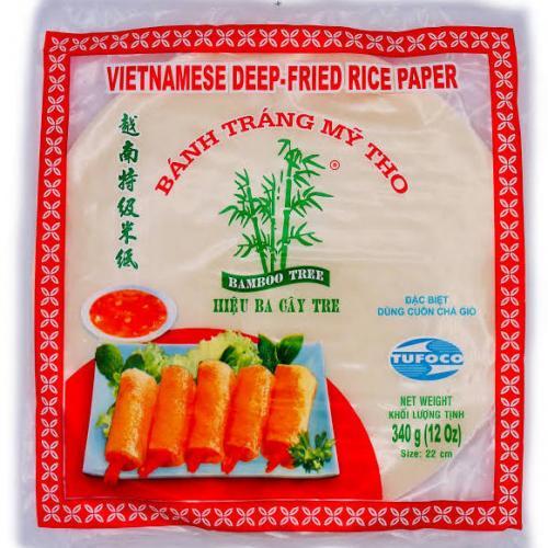 Bamboo Tree Rice Paper 22cm Deep Fry 400g