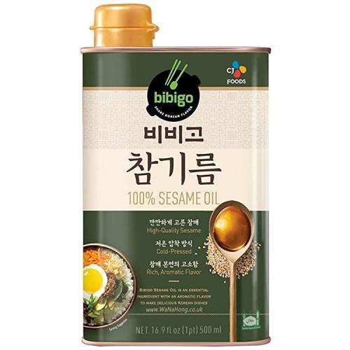 韩国进口必阁芝麻油 500ml