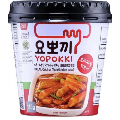 Youngpung Yopoki Original Topokki(Cup) Halal 140g