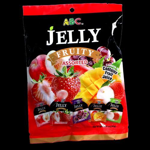 ABC Jelly Pocket Fruity Assorted 240g