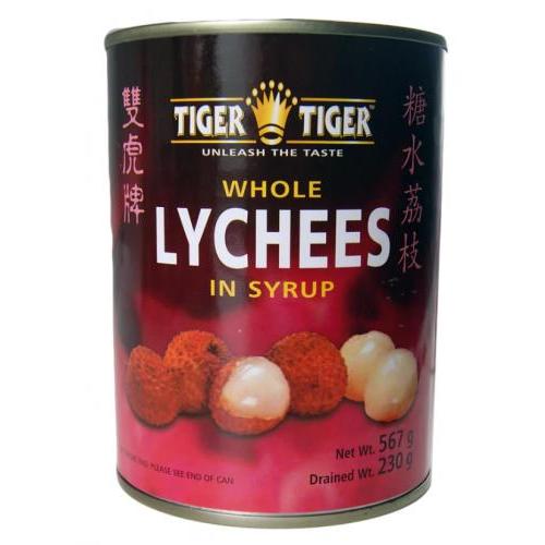 Tiger Tiger Lychees 565g