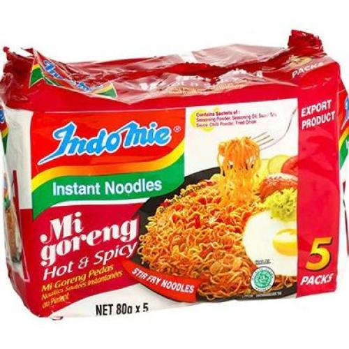 Indomie Spicy Flavour Noodles 80g x5