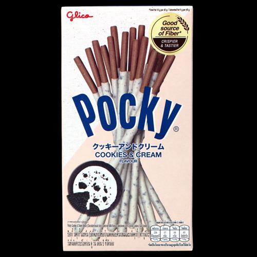 Glico Pocky Biscuit Stick Cookie & Cream 45g