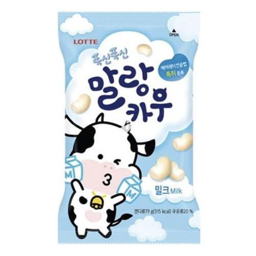 Lotte Mallang Cow Chewing Candy 79g