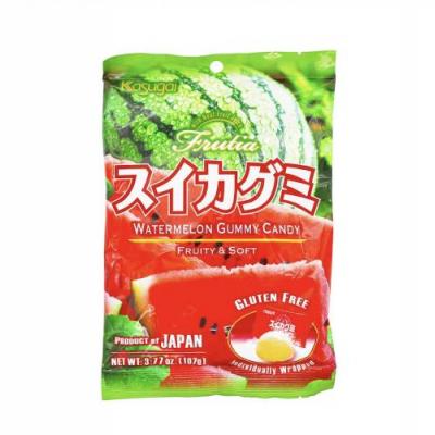 Kasugai Frutia Watermelon Gummy Candy 107g