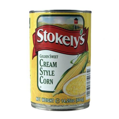 STOKELY Cream Style Corn 404g