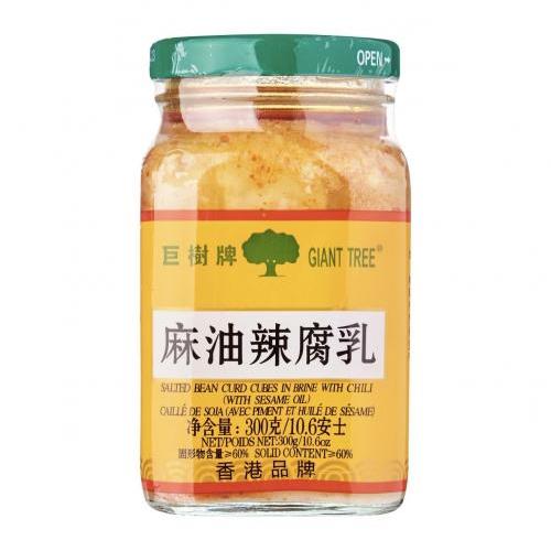 巨树牌麻油辣腐乳 300g