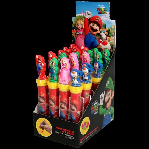 Super Mario Stamps with Candy 8g
