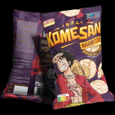 Ultra Pop Komesan One Piece BBQ Flavored Rice Chips 60g