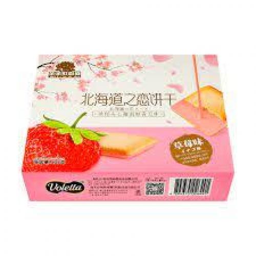 菓子町园道北海道之恋饼干(草莓味) 133g