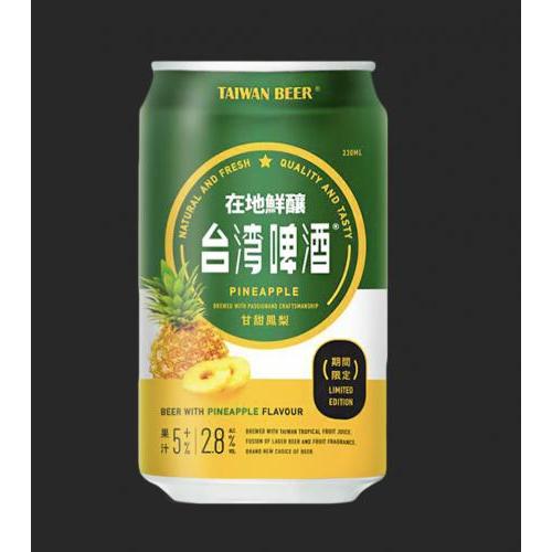 台湾啤酒水果系列 凤梨 330ml