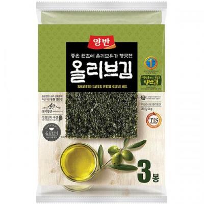 Dongwon Seasoned Laver (Oilve Oil) Large (20g x 3)