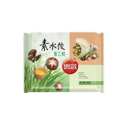 思念素三鮮素水餃 500g