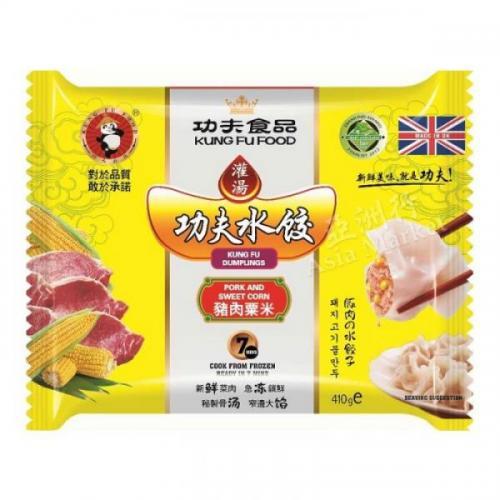 功夫水餃 豬肉玉米 400g