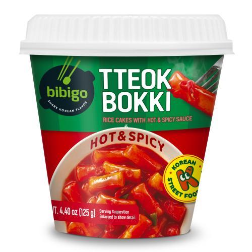 Bibigo Tteokbokki Cup Hot&Spicy Rice Cake 125g