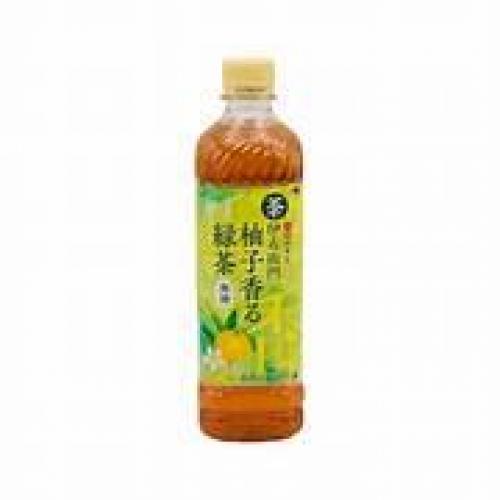 三得利柚子綠茶600ml