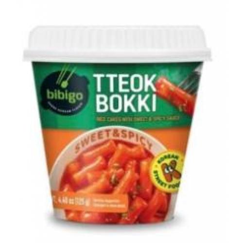 Bibigo Tteokbokki Cup Sweet & Spicy Rice Cake 125g