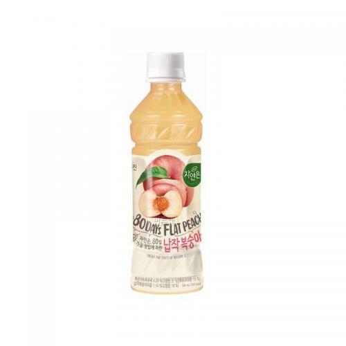 Woongjin Natures Flat Peach Juice PET 340ml